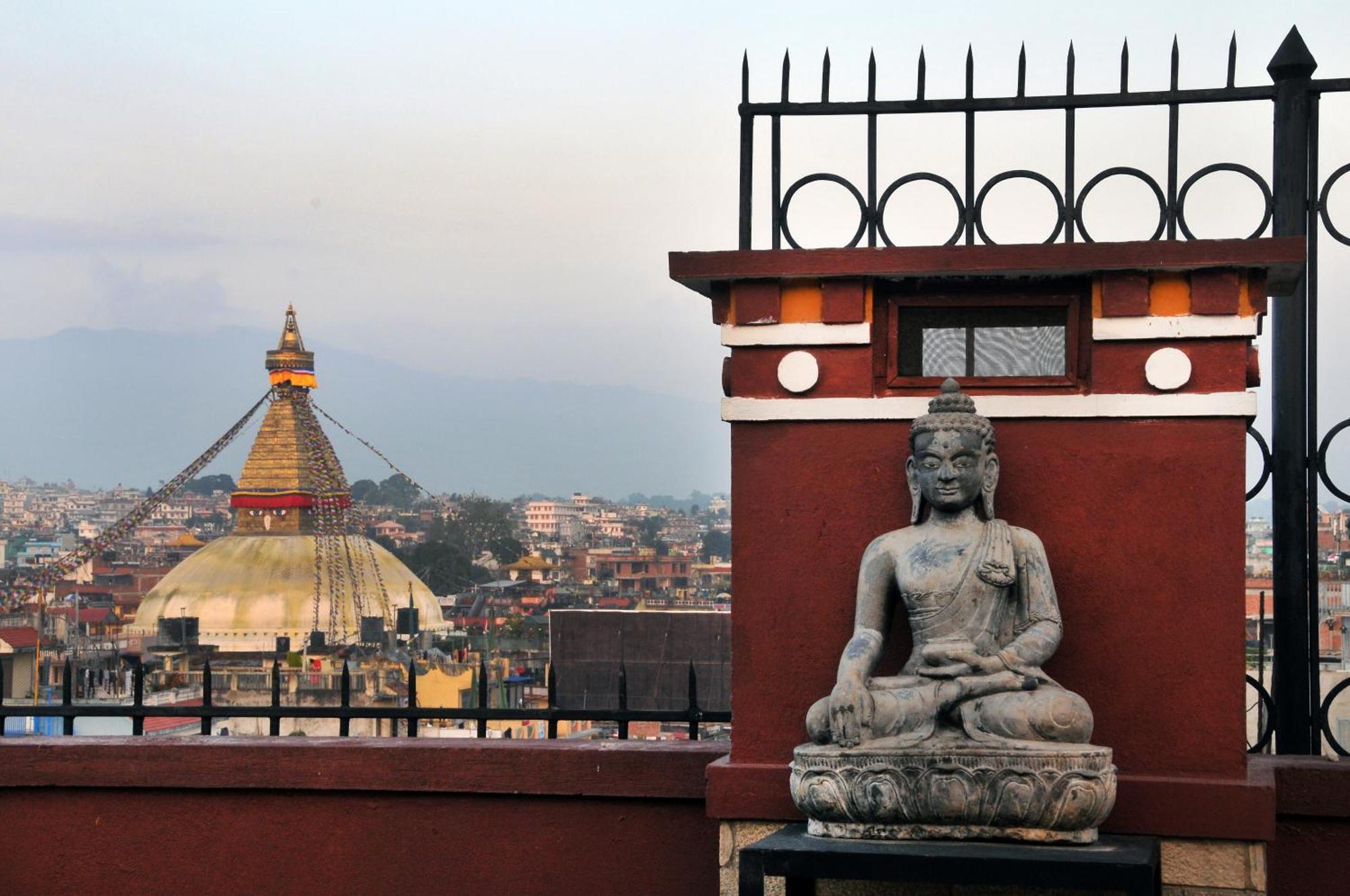 Hotel Tibet International Catmandu Exterior foto