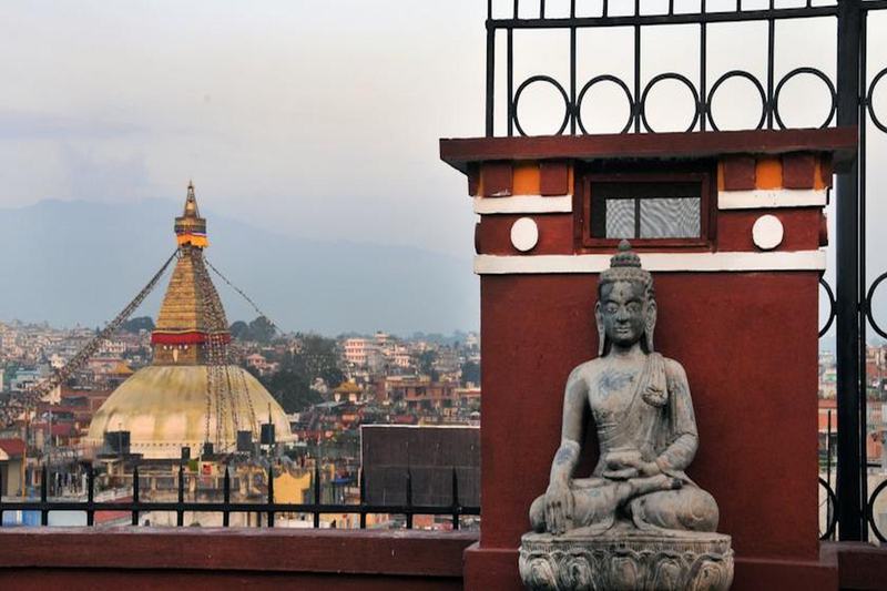 Hotel Tibet International Catmandu Exterior foto